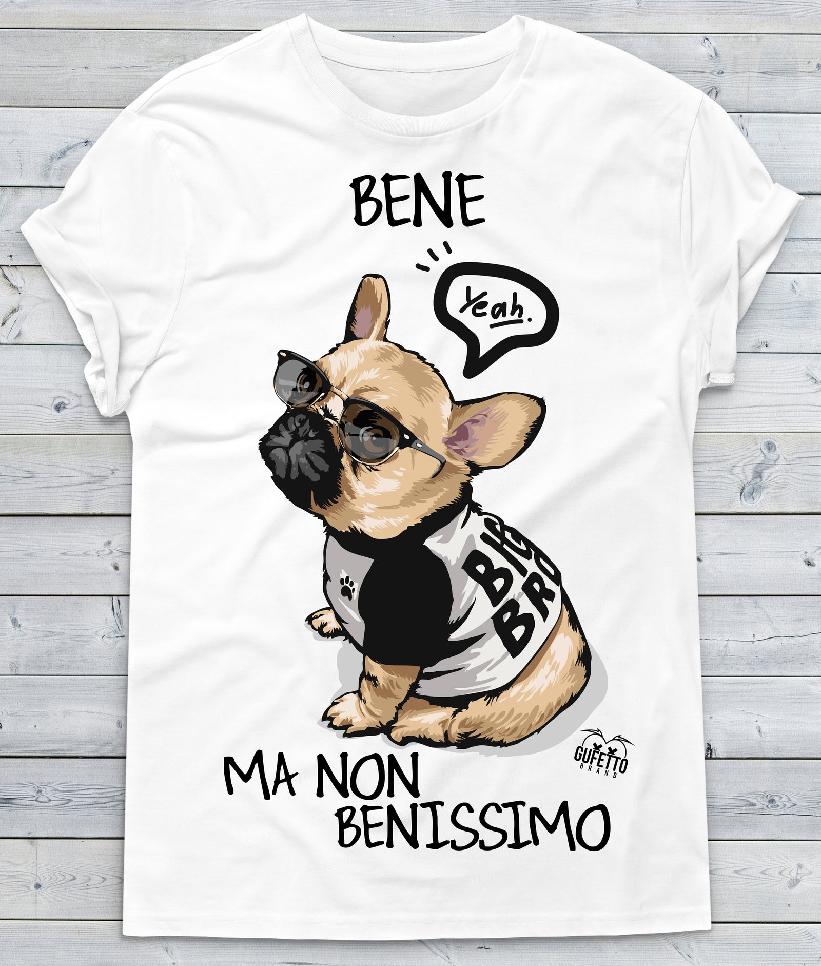 T-shirt Donna  BENE ( B268 ) - Gufetto Brand 