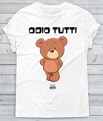 T-shirt Donna Baby Bear Odio tutti