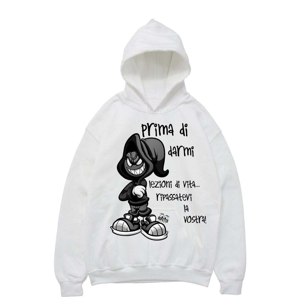 Felpa uomo  LEZIONI DARK ( V044 ) - Gufetto Brand 