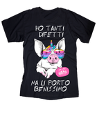 T-shirt Uomo Ho tanti difetti Porc - Gufetto Brand 