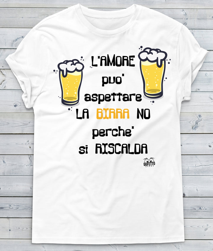 T-shirt Donna Birra ( L732 ) - Gufetto Brand 
