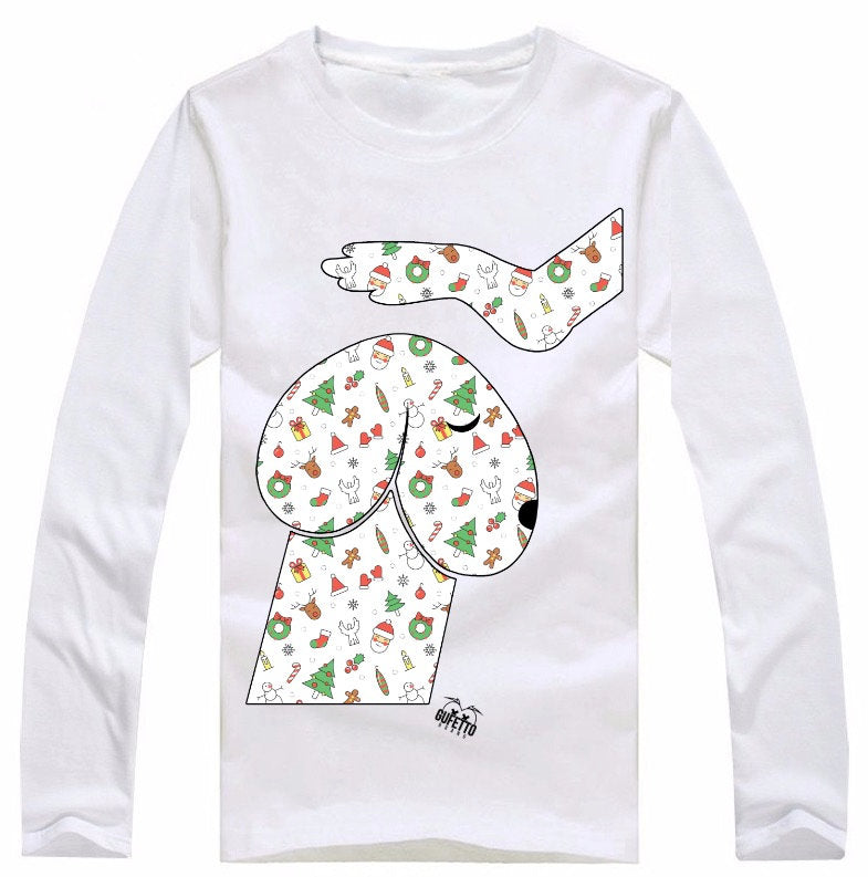 T-shirt Uomo IL MIO CAXXO DI NATALE ( N49563 ) - Gufetto Brand 
