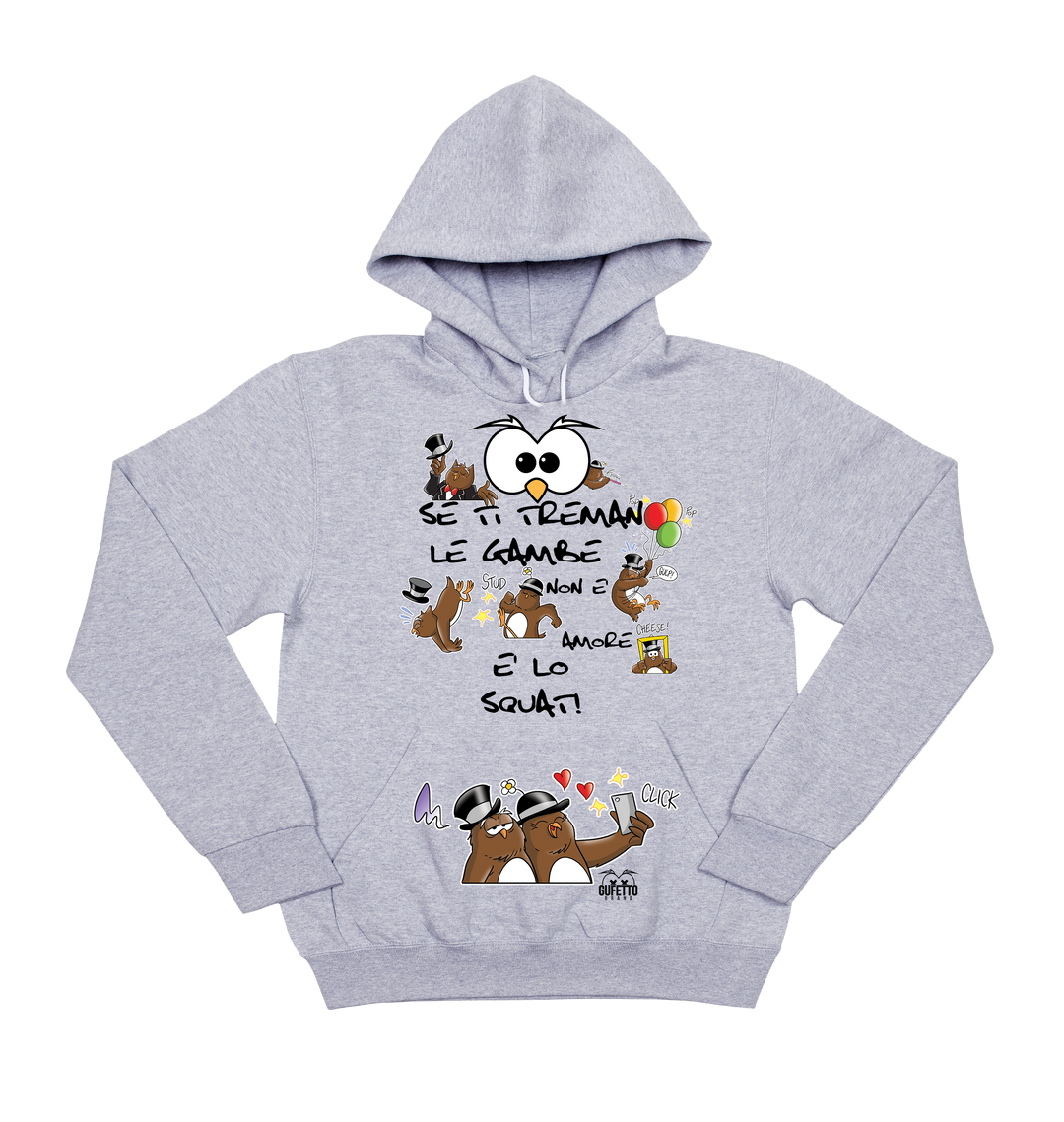 Felpa Uomo Squat GUFETTI NEW - Gufetto Brand 