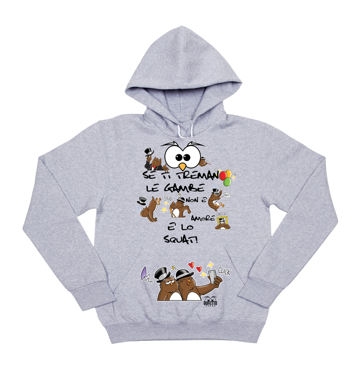 Felpa Uomo Squat GUFETTI NEW - Gufetto Brand 