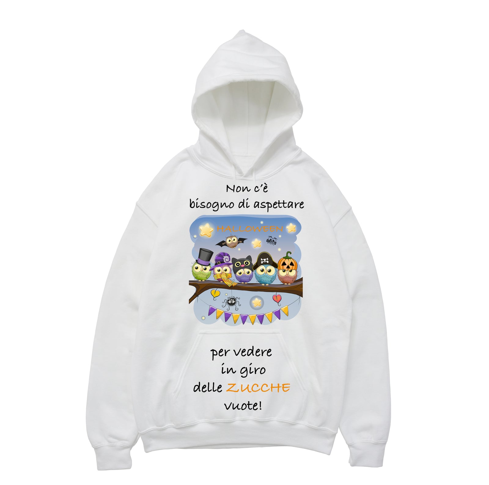 Felpa uomo Zucca ( Y831 ) - Gufetto Brand 