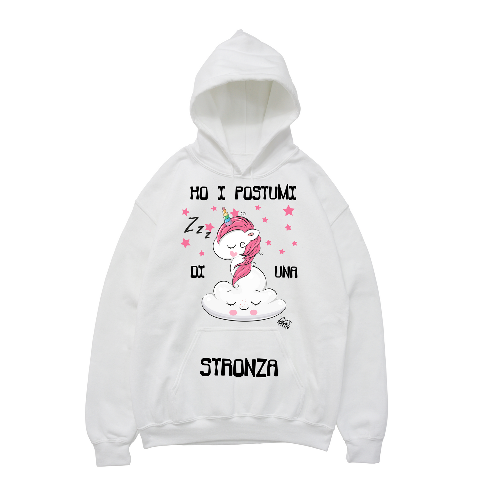 Felpa donna Postumi Unicorn - Gufetto Brand 