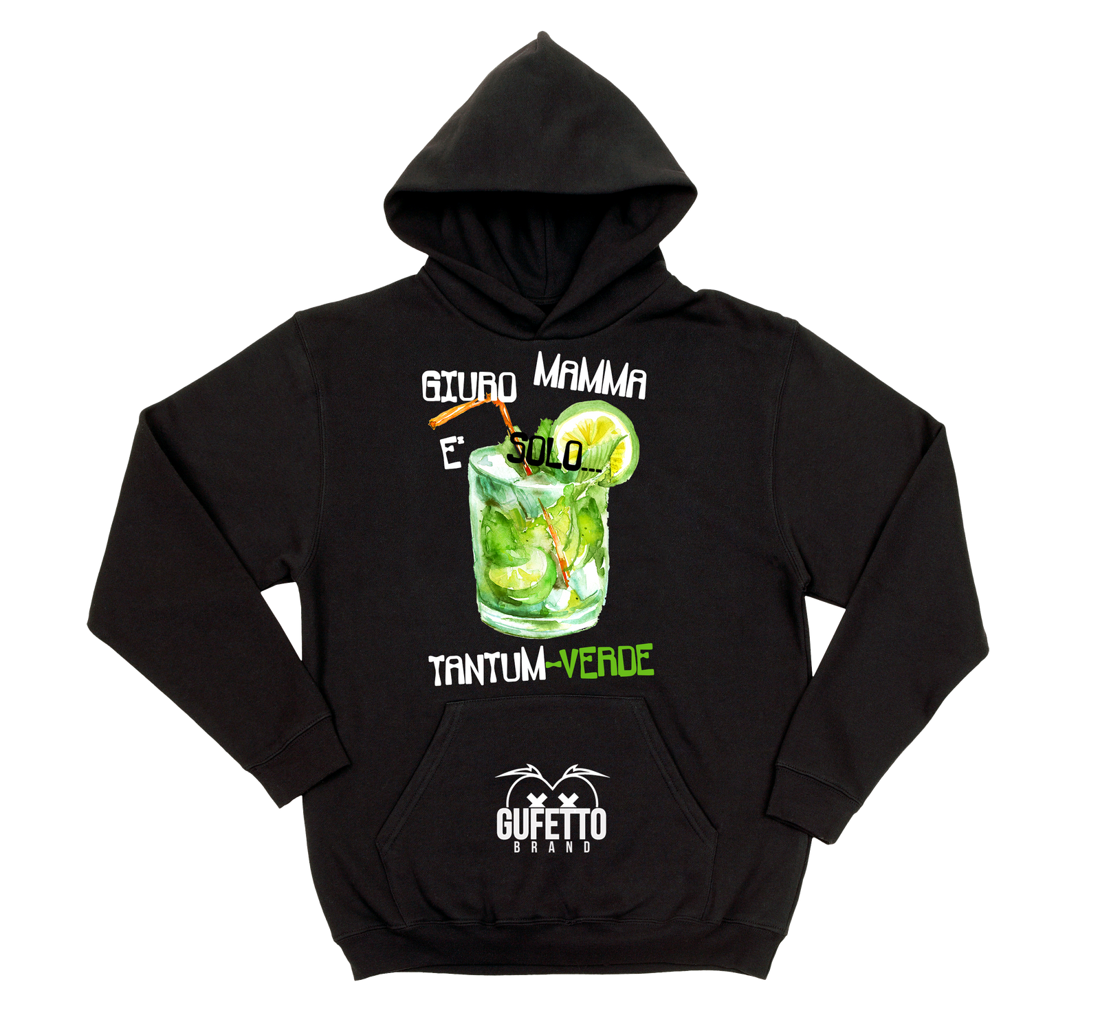 Felpa donna Tantum Verde - Gufetto Brand 