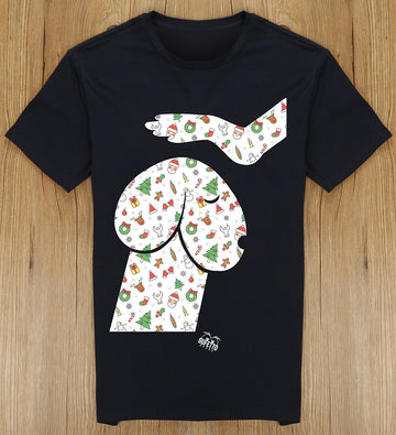 T-shirt Uomo IL MIO CAXXO DI NATALE ( N49563 )