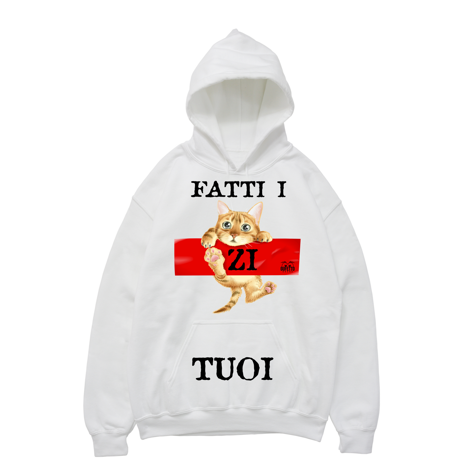 Felpa uomo Cat-zi Tuoi - Gufetto Brand 