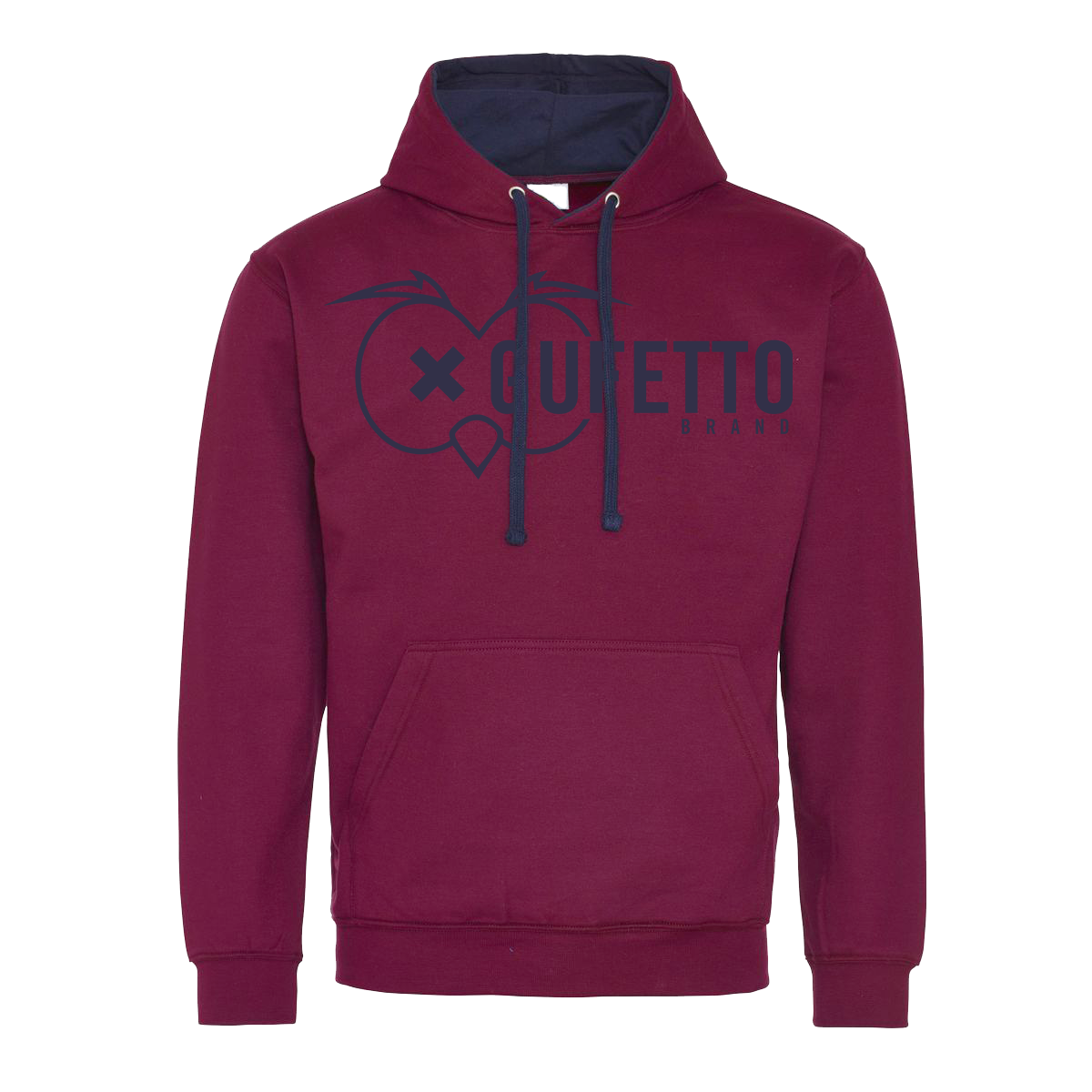 Felpa Donna/Uomo Uniform Bordeaux B - Gufetto Brand 