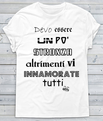 T-shirt Donna Devo Essere ( S324 )