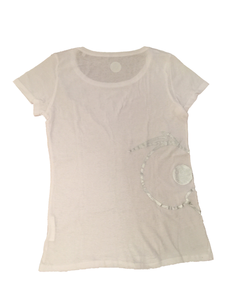 T-shirt Luxury One Uomo Occhi Argento - Gufetto Brand 