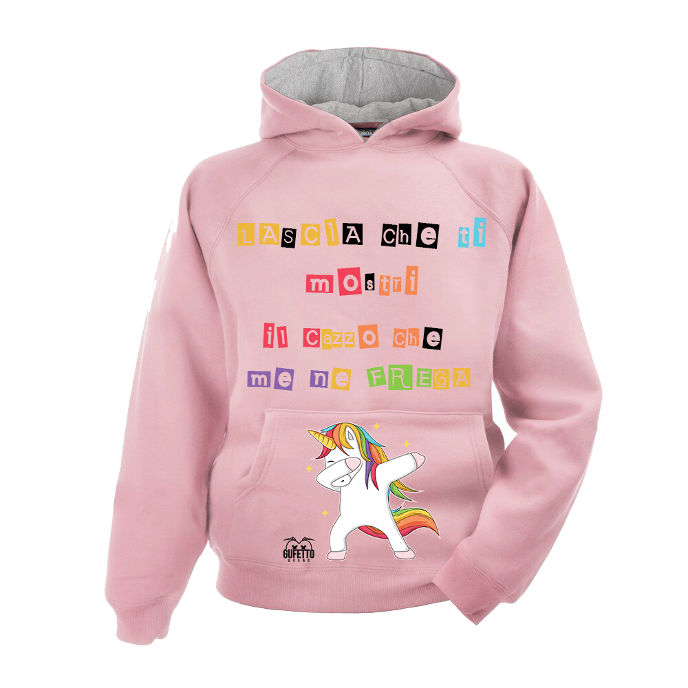 Felpa donna Unicorn Lascia che... - Gufetto Brand 