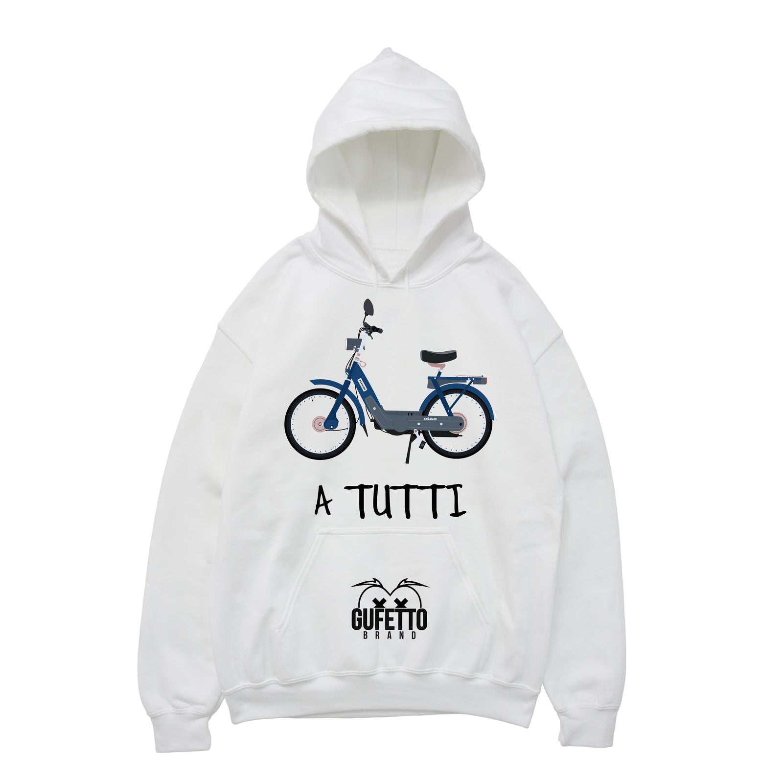 Felpa donna CIAO ( F929 ) - Gufetto Brand 