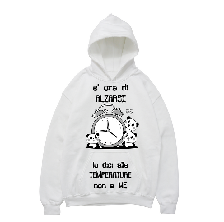 Felpa uomo E' ora di - Gufetto Brand 