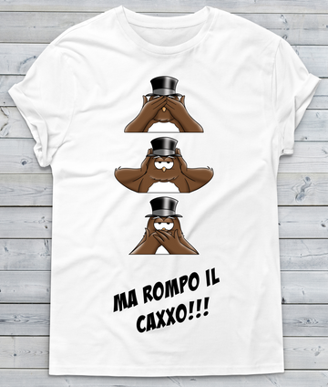 T-shirt Donna Non Vedo Non Sento Non Parlo
