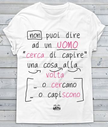 T-shirt Donna non puoi dire