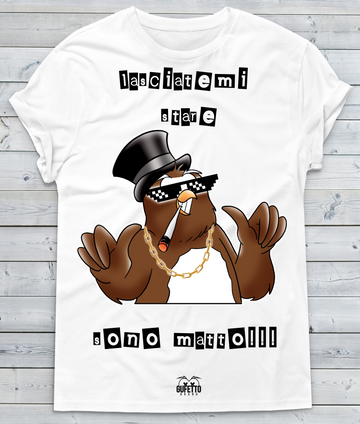T-shirt Uomo Lasciatemi stare sono Matto Gufetto Edition