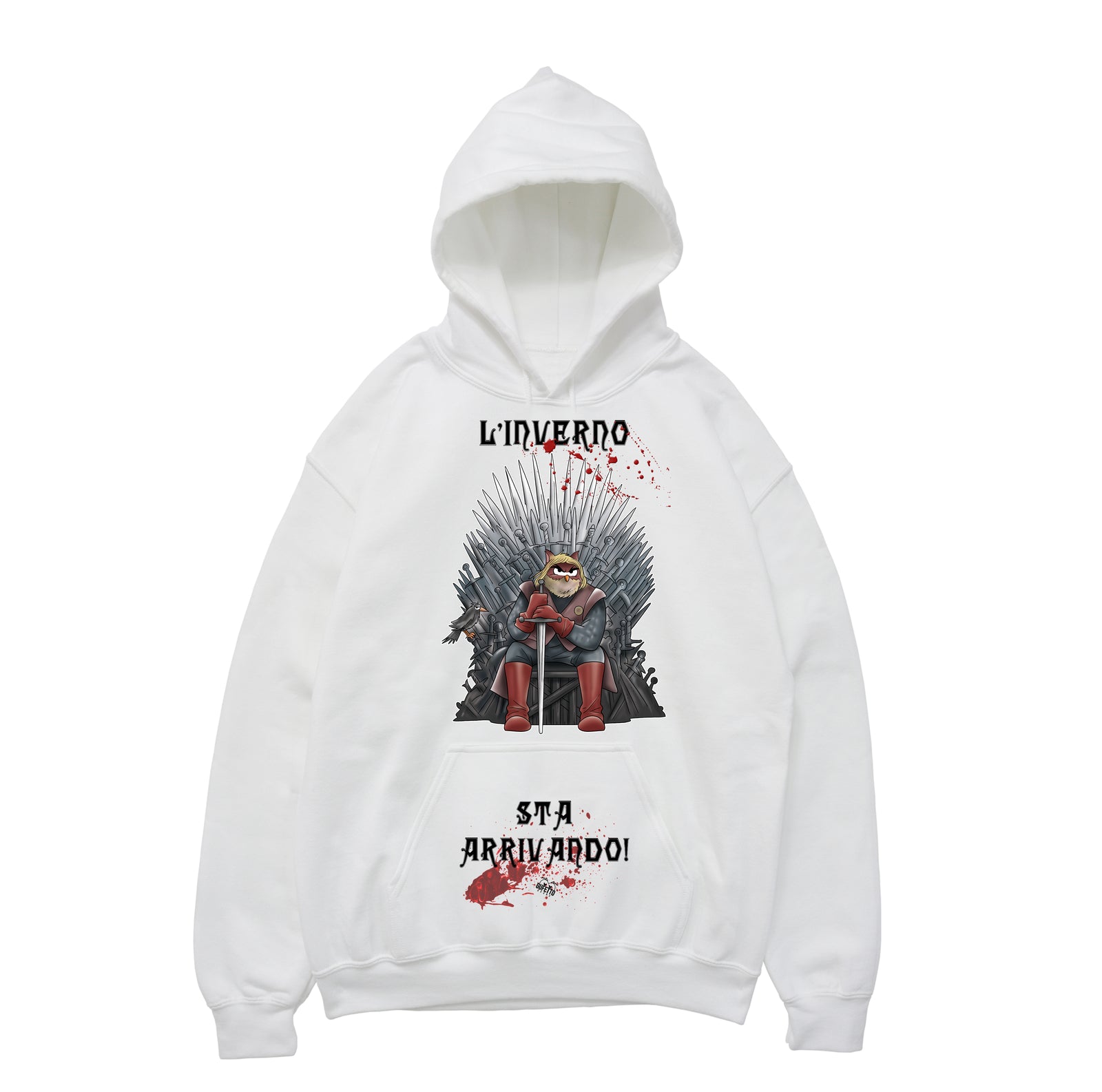 Felpa uomo L'inverno sta Arrivando - Gufetto Brand 