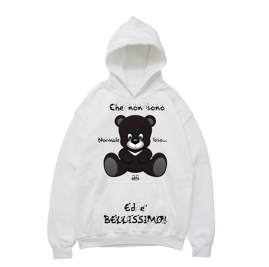Felpa donna Baby Bear Black Che non sono... - Gufetto Brand 