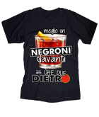 T-shirt Donna Meglio un Negroni - Gufetto Brand 