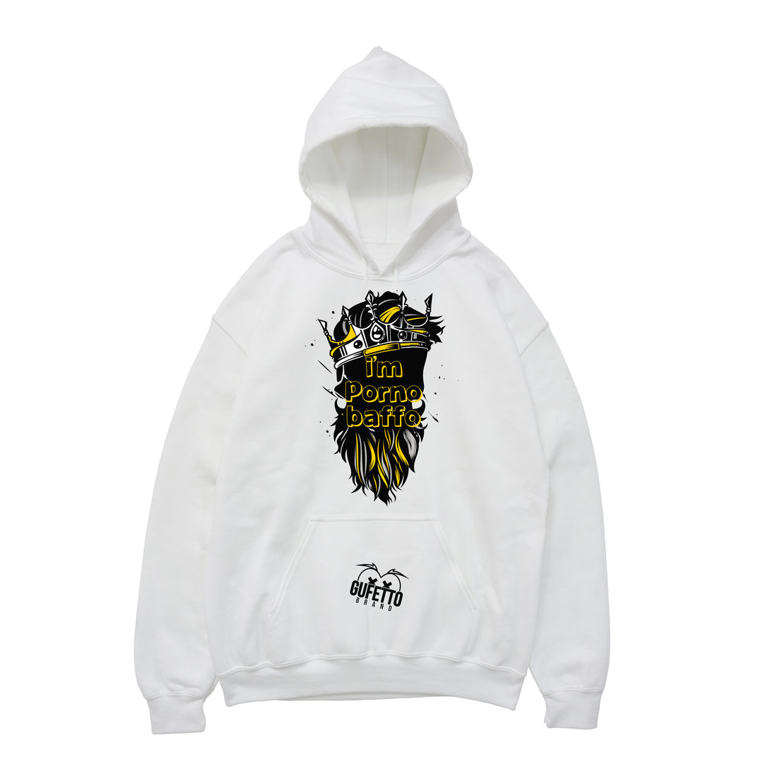 Felpa uomo Porno Baffo - Gufetto Brand 
