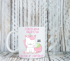 Tazza Sono una ragazza Ansia e Sapone Unicorn - Gufetto Brand 