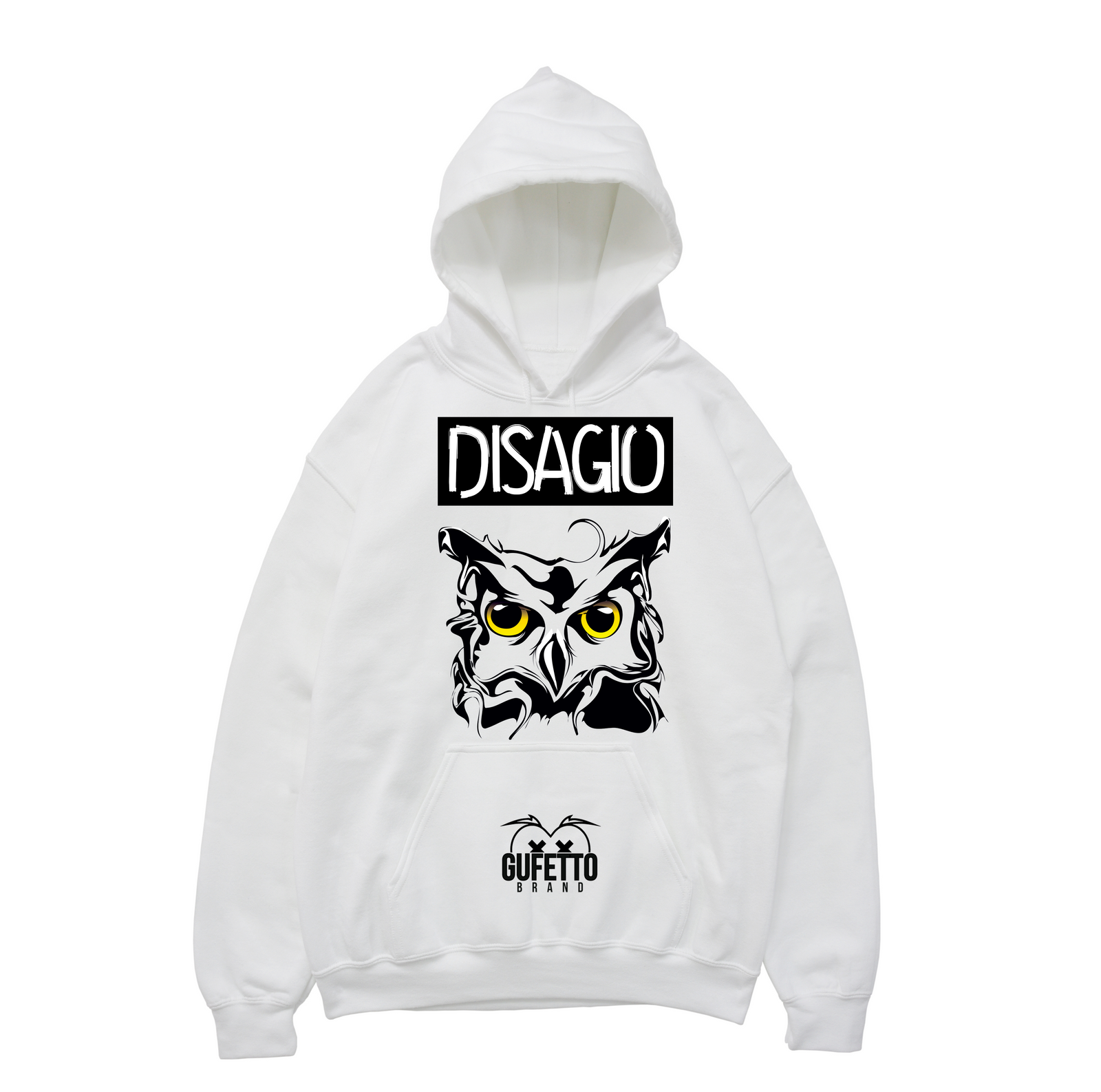 Felpa uomo Disagio - Gufetto Brand 