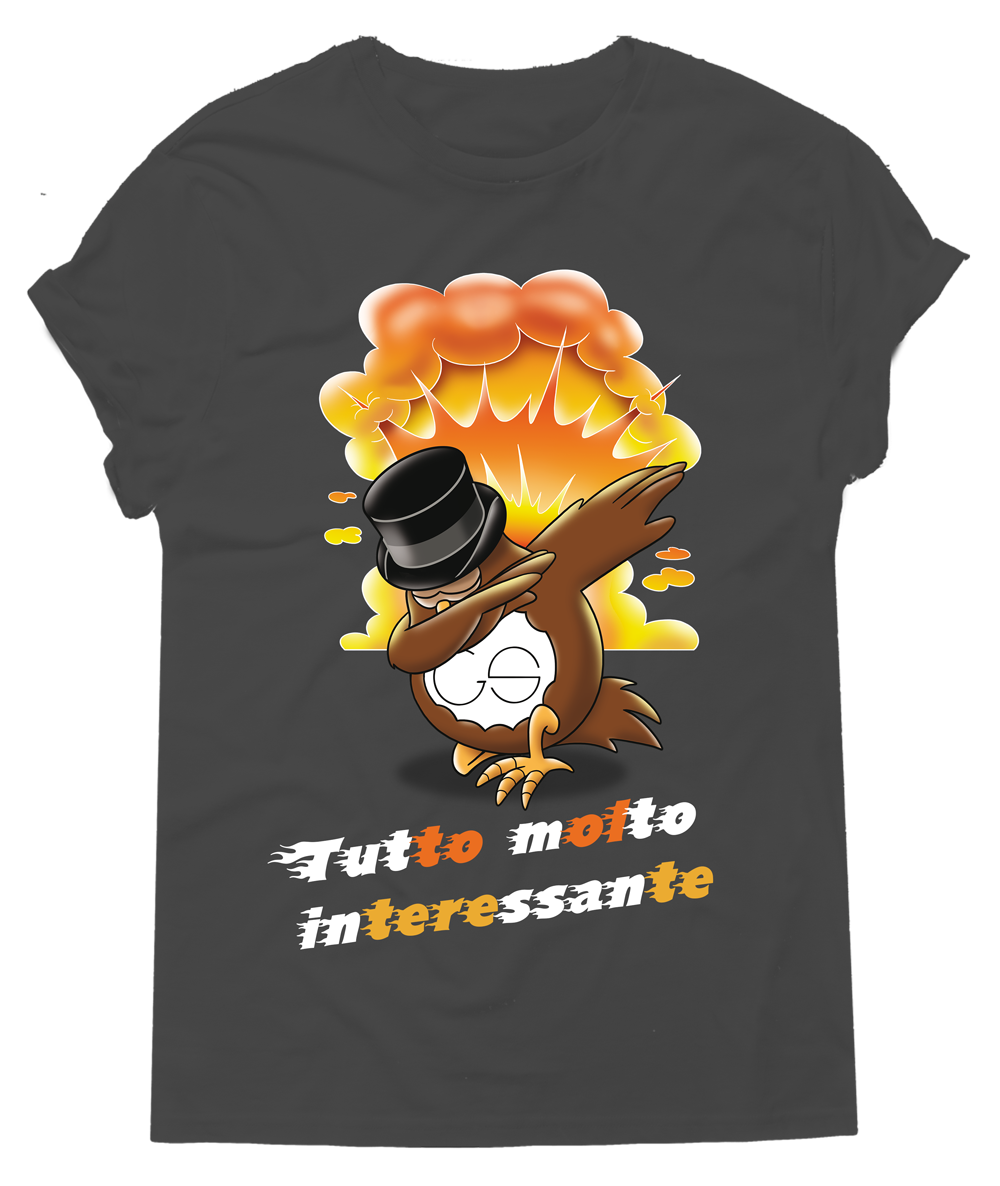 T-shirt Uomo Dab Tutto molto interessante Outlet - Gufetto Brand 