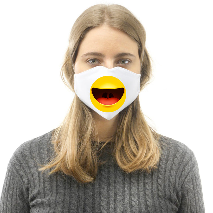 Mascherina in cotone Uomo Donna Emoji 7 ( H7319 ) - Gufetto Brand 