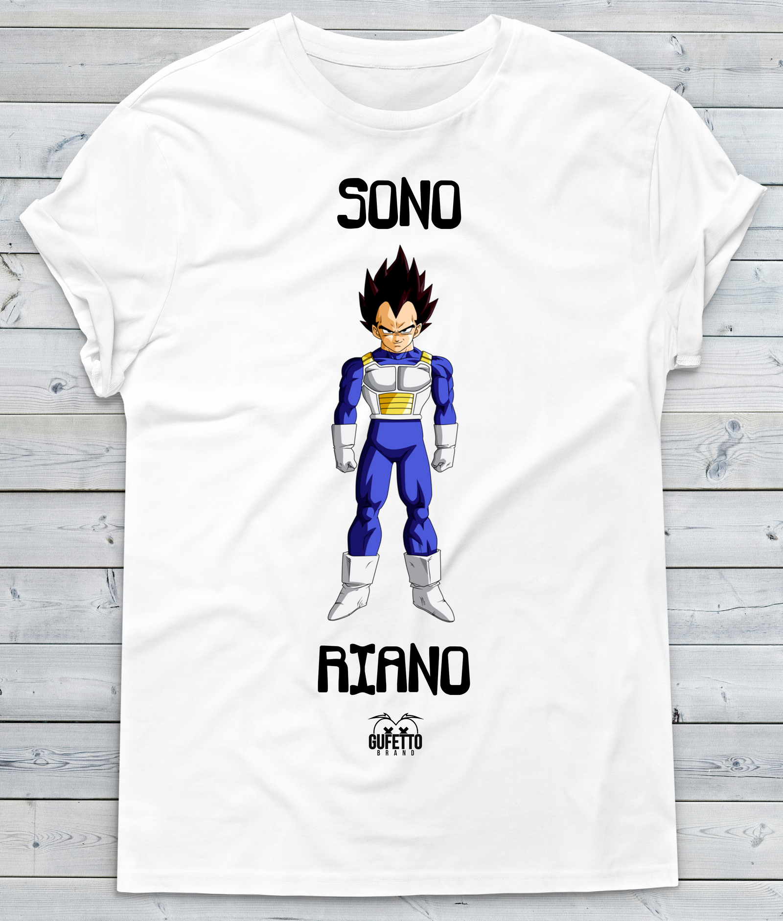 T-shirt Donna Vegetariano - Gufetto Brand 