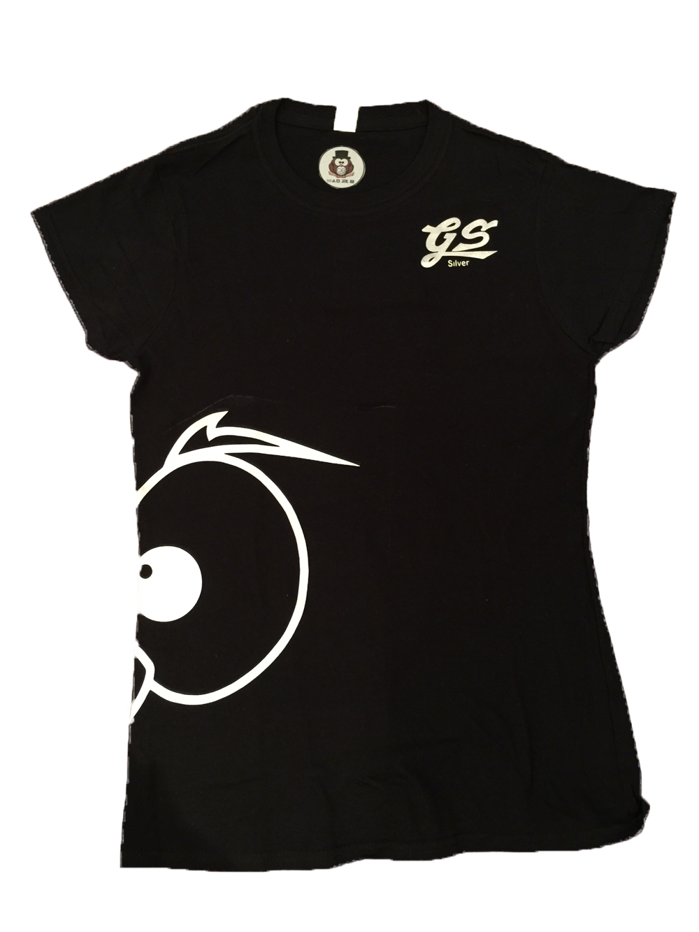 T-shirt Luxury One Donna Occhi Argento - Gufetto Brand 