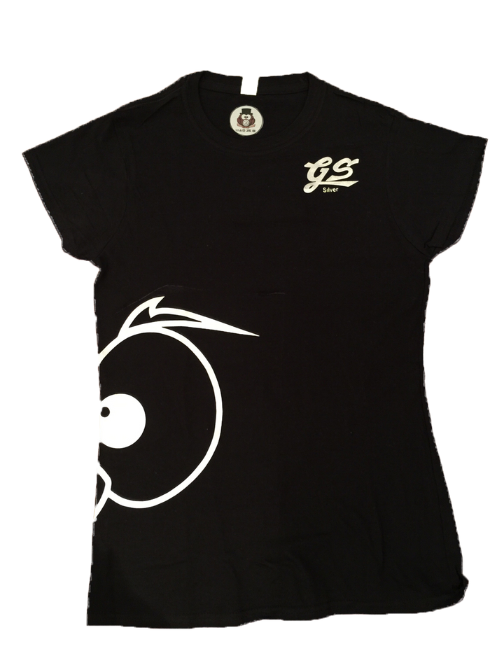 T-shirt Luxury One Donna Occhi Argento - Gufetto Brand 