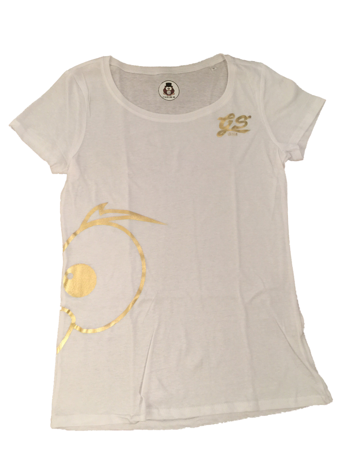 T-shirt Luxury One Donna Occhi oro Promo - Gufetto Brand 
