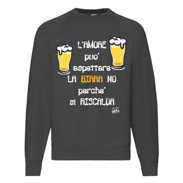 Felpa Classic  Uomo Donna Birra ( L732 )