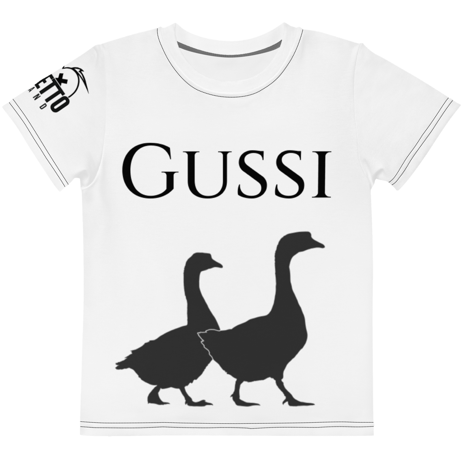 T-shirt girocollo per bambini Gussi - Gufetto Brand 