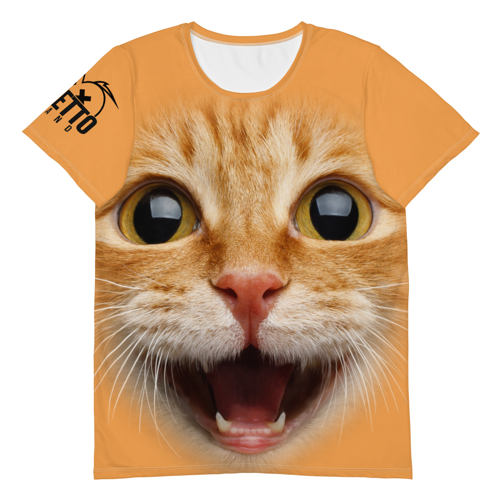 T-shirt sportiva uomo Gatto Ginger - Gufetto Brand 