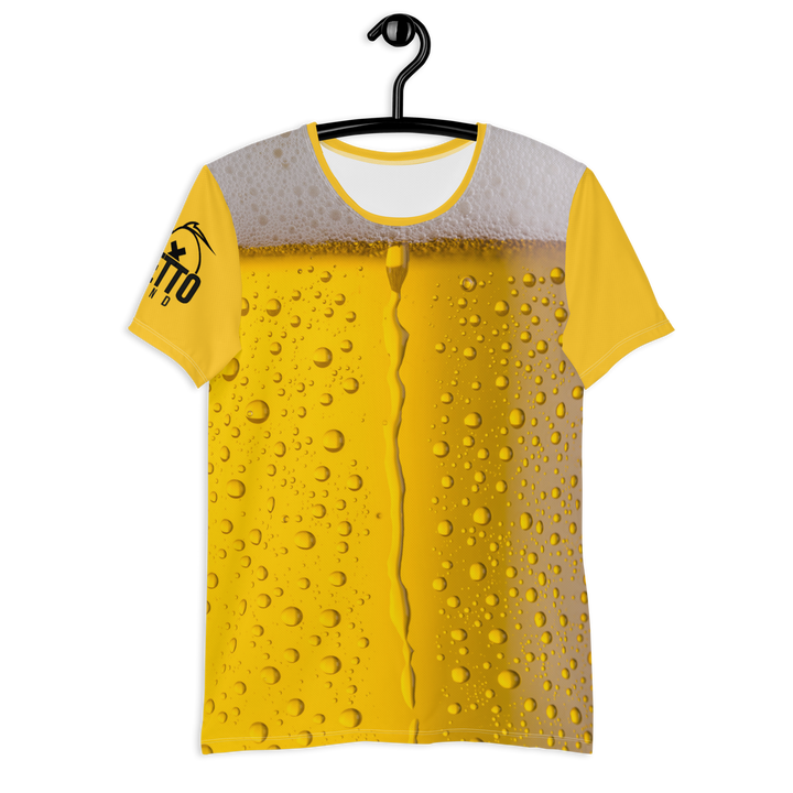 T-shirt sportiva con stampa all over uomo BIRRA - Gufetto Brand 