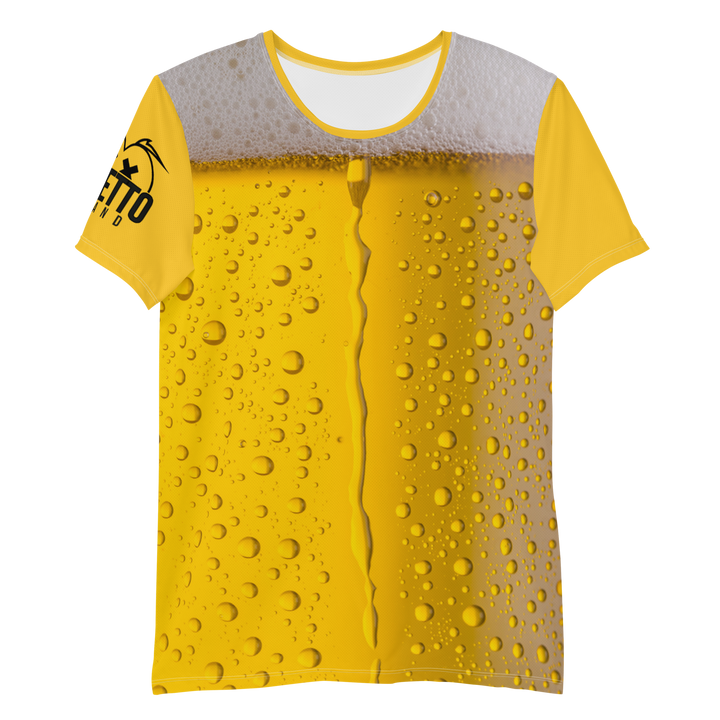 T-shirt sportiva con stampa all over uomo BIRRA - Gufetto Brand 