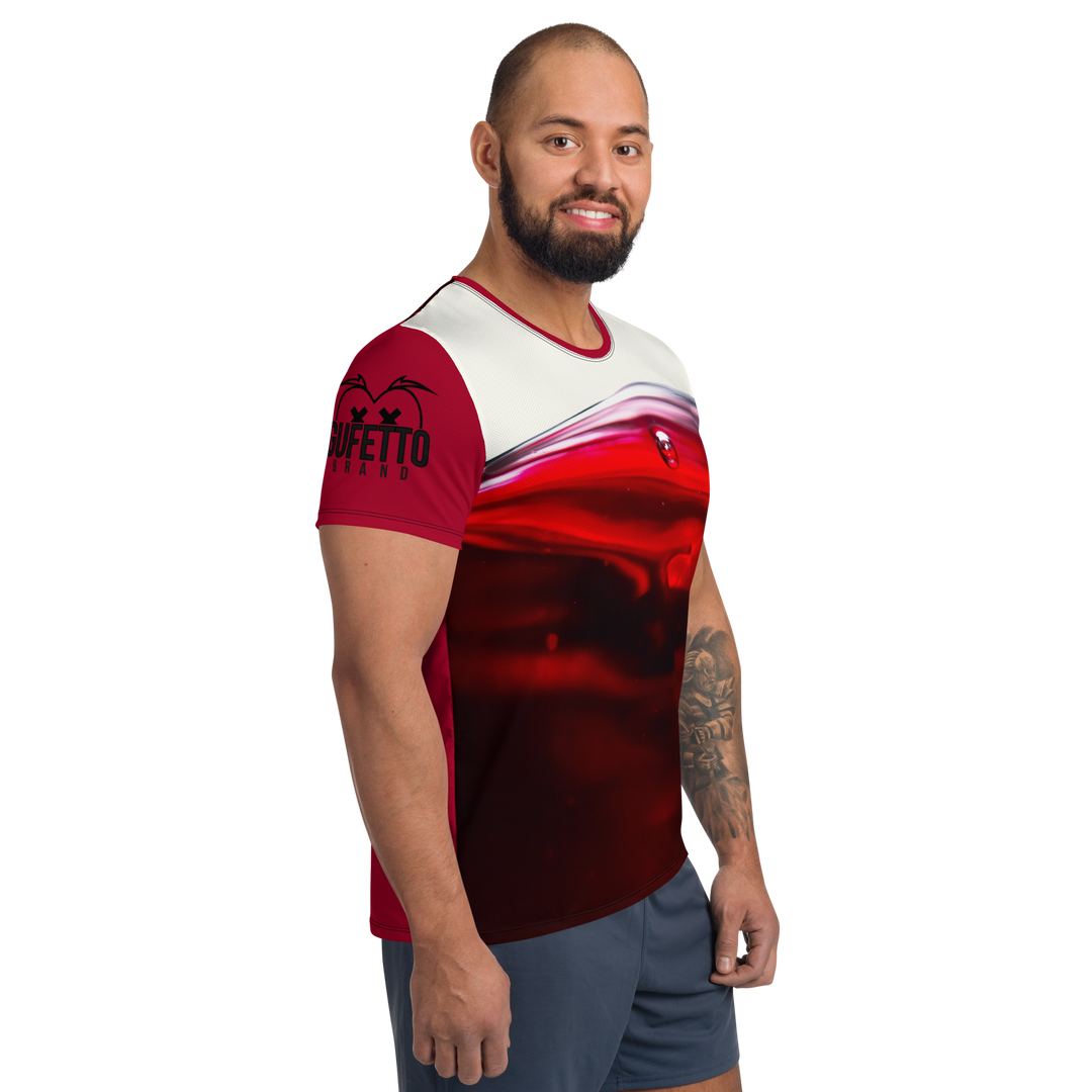 T-shirt sportiva uomo WINE - Gufetto Brand 
