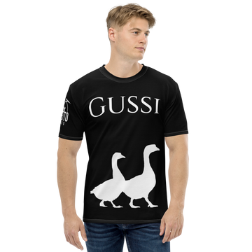 T-shirt uomo Nera Gussi