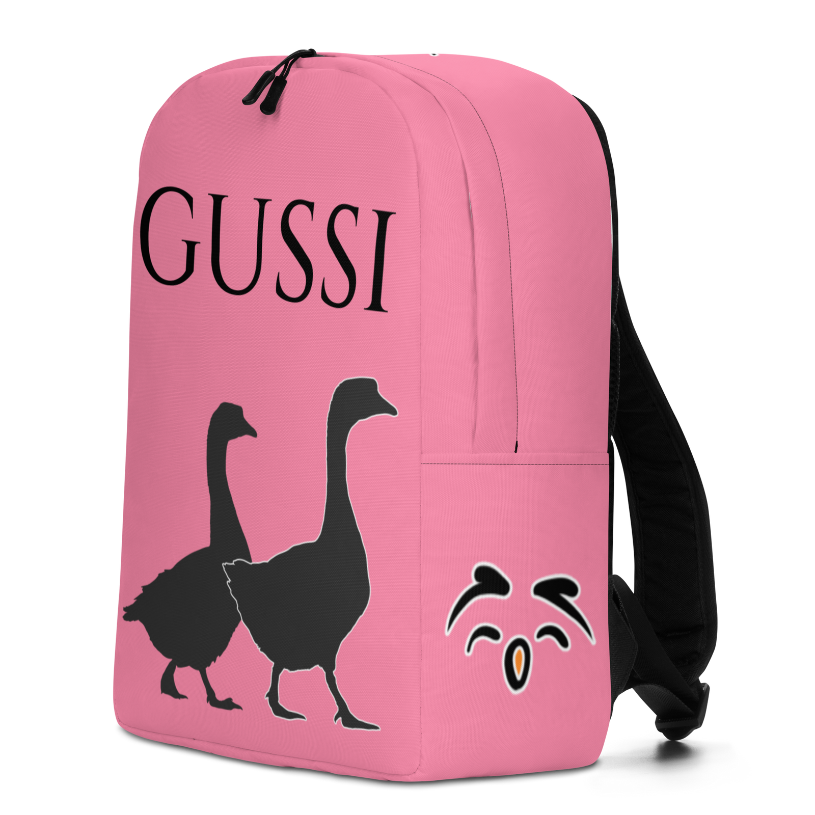Zaino minimal GUSSI PINK - Gufetto Brand 