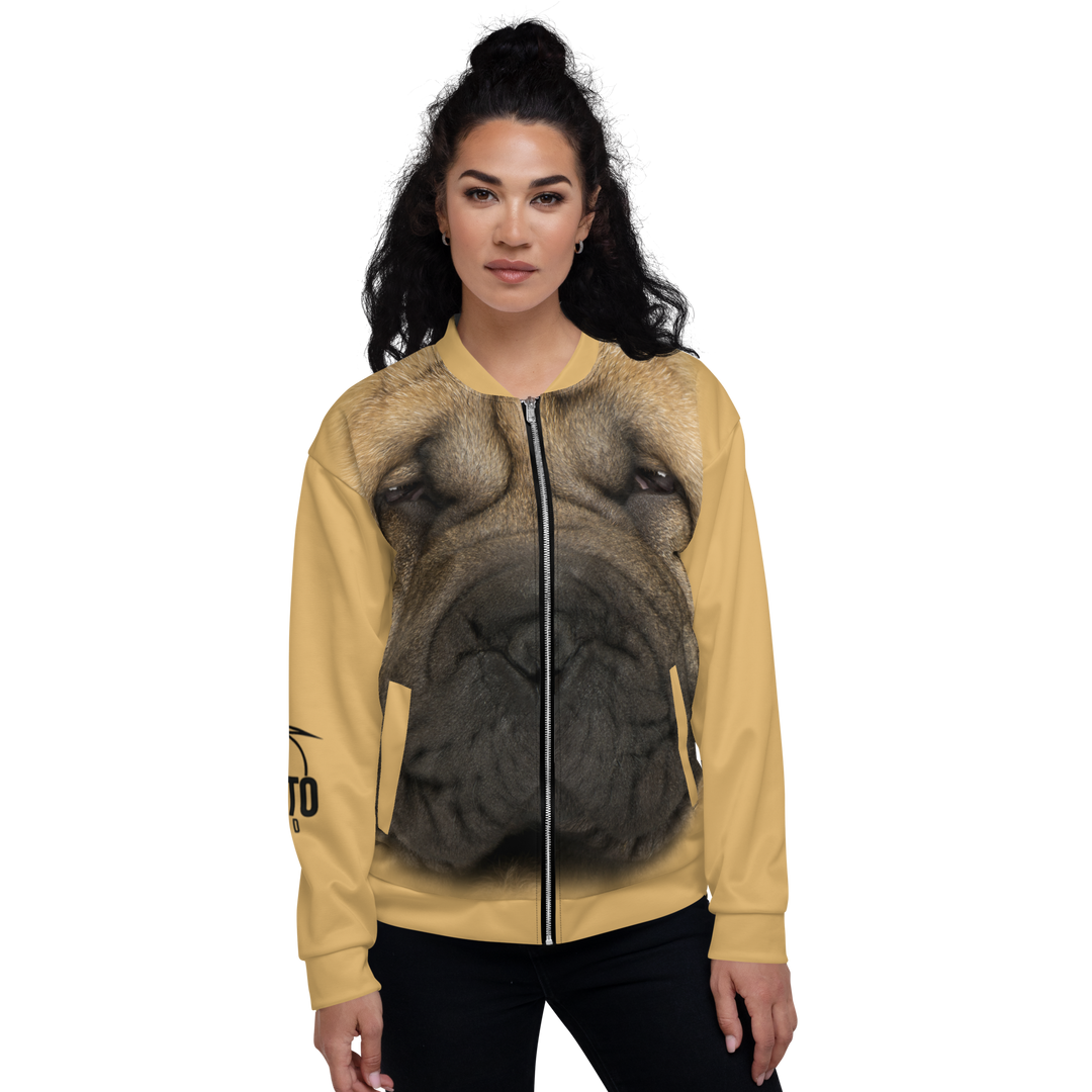 Bomber unisex Uomo/Donna Sharpei - Gufetto Brand 