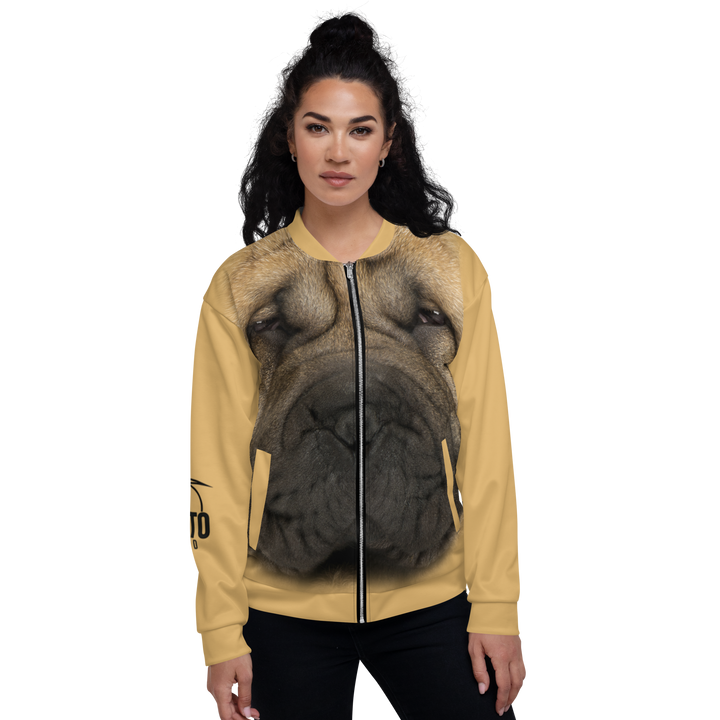 Bomber unisex Uomo/Donna Sharpei - Gufetto Brand 