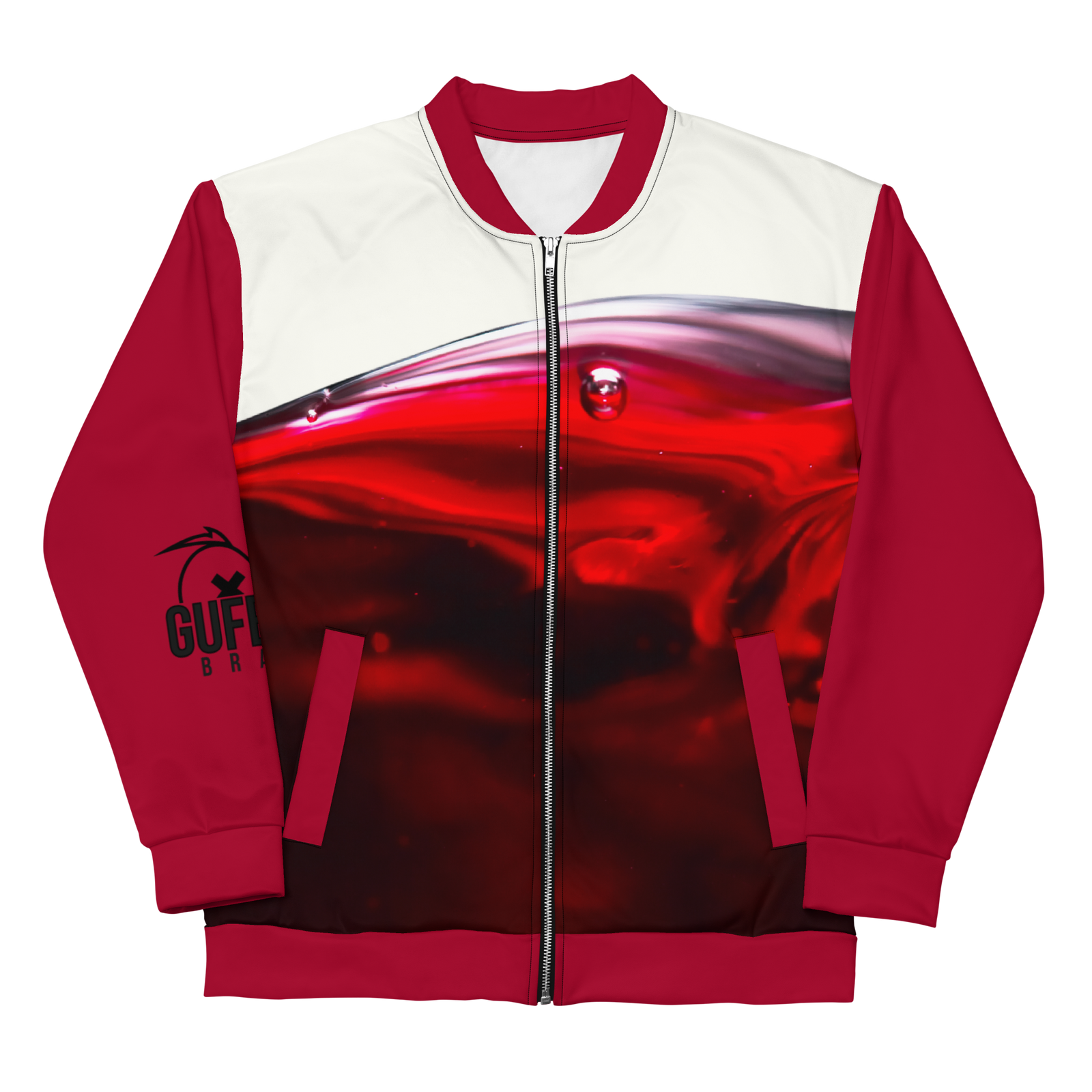 Bomber unisex Uomo/Donna WINE - Gufetto Brand 