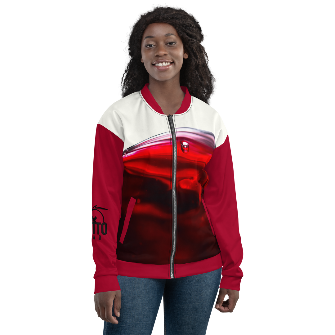 Bomber unisex Uomo/Donna WINE - Gufetto Brand 