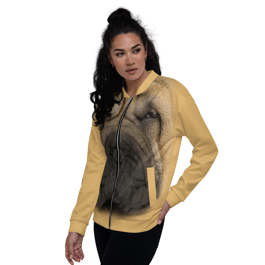 Bomber unisex Uomo/Donna Sharpei - Gufetto Brand 