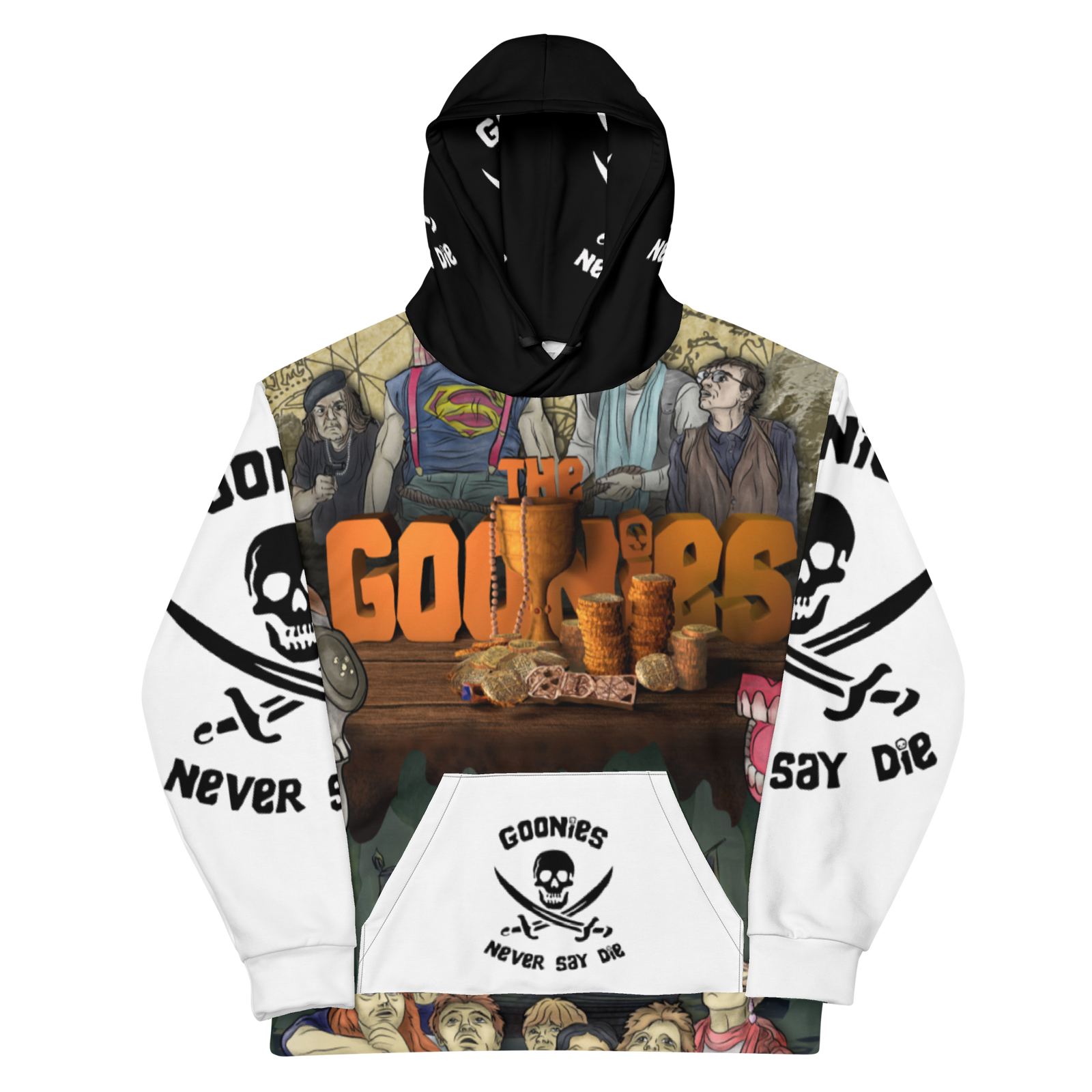 Felpa con cappuccio Unisex Uomo/Donna Goonies - Gufetto Brand 