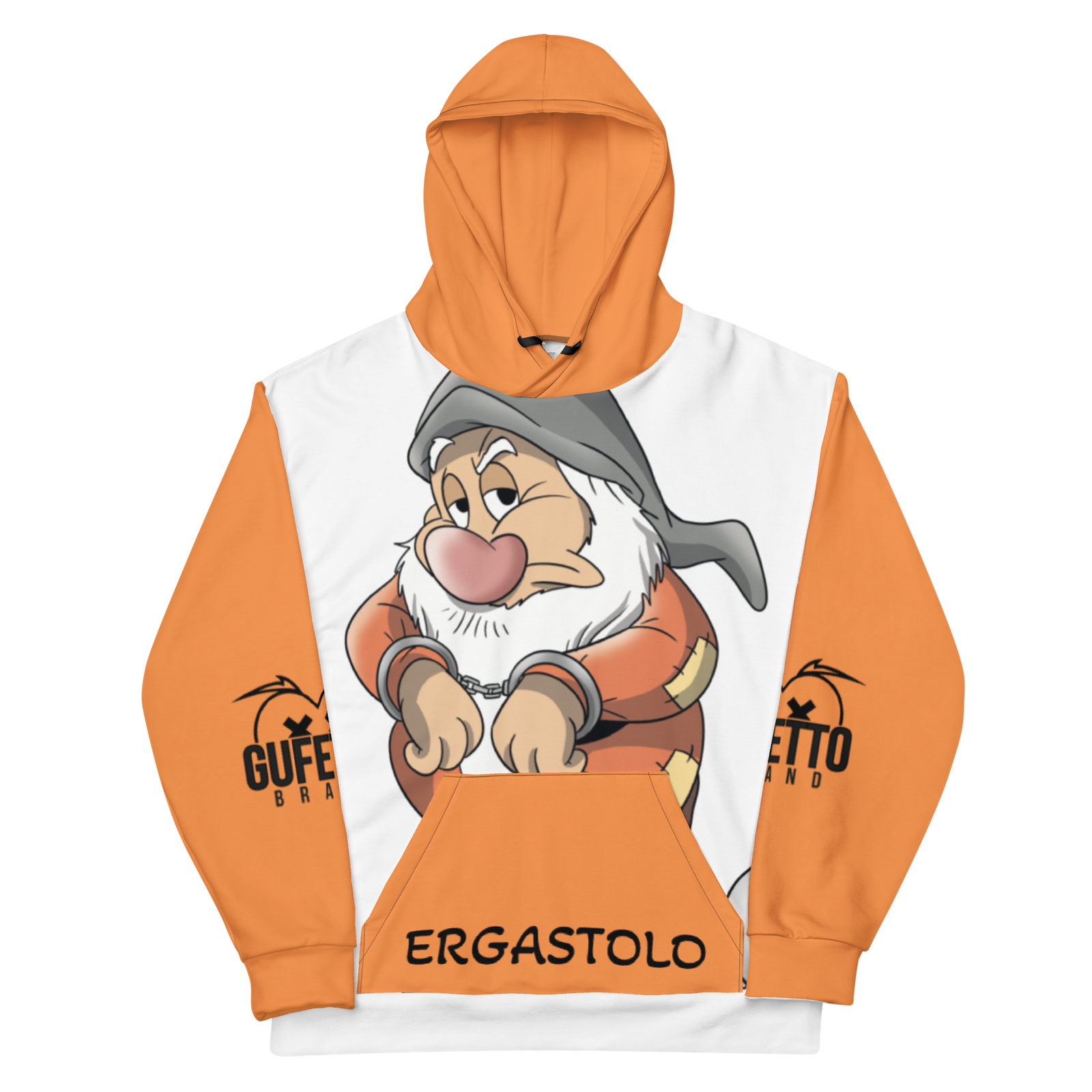 Felpa con cappuccio Uomo/Donna ERGASTOLO - Gufetto Brand 