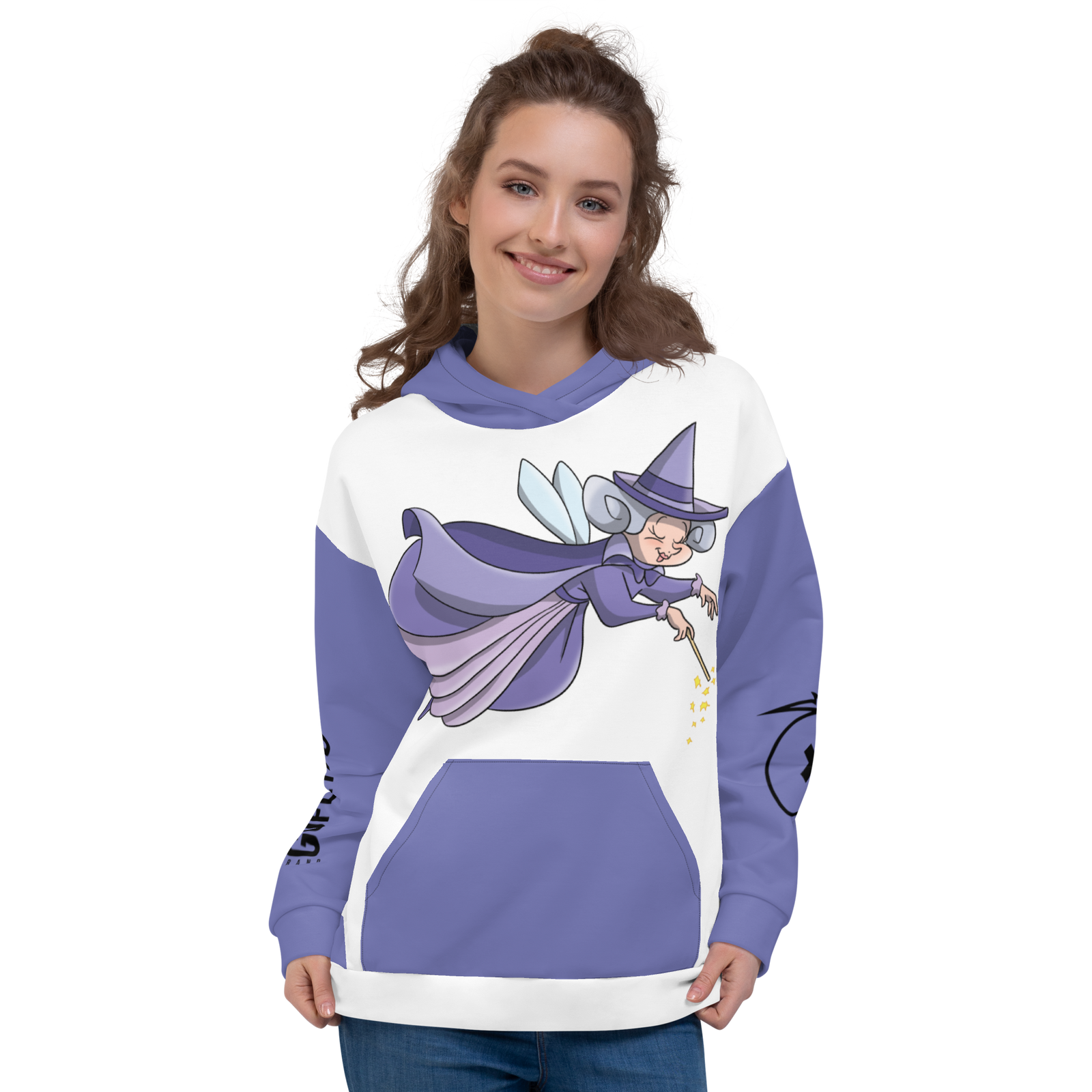 Felpa con cappuccio Donna Fatina Ignorante Tette Piccole - Gufetto Brand 